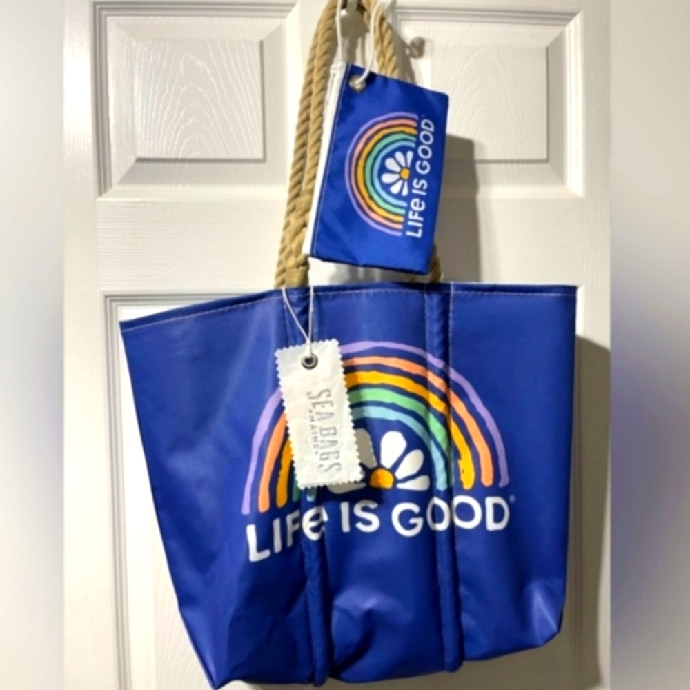 Seabags x Life is Good Tote & Wristlet